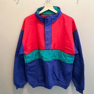 Vintage 90 S Eddie Bauer Outdoor Outfitters Quarter Zip Medium